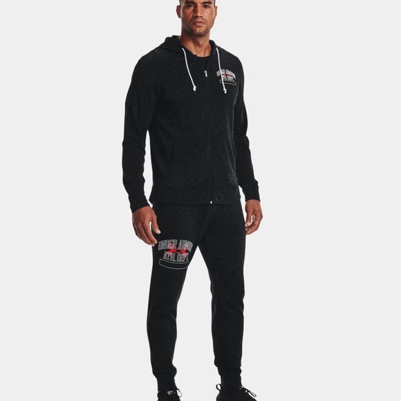 BRAND NEW men under armour rival terry atheletic joggers pants (fitted) size L - Picture 4 of 8